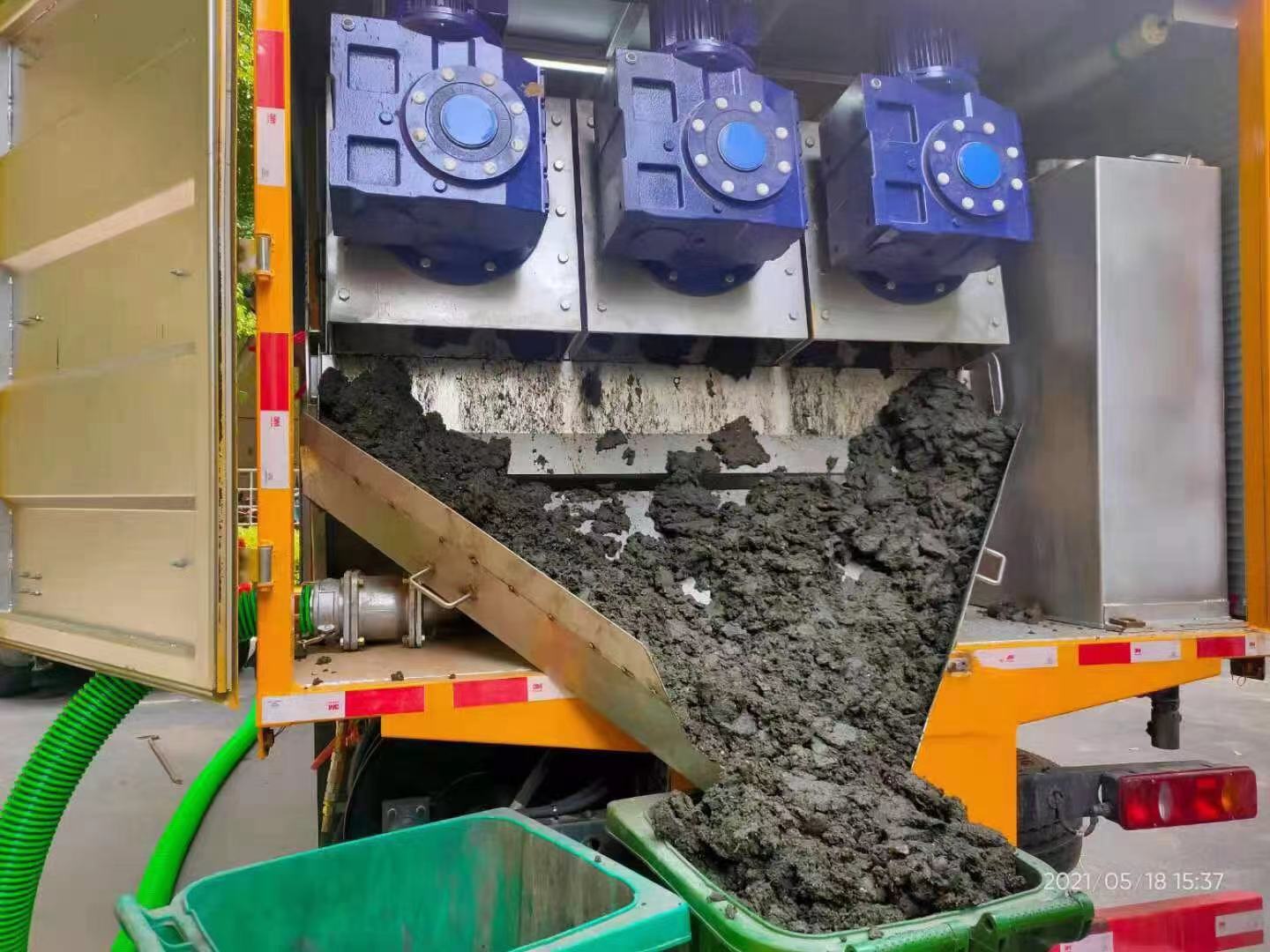 新干化粪池清掏城市维护站-泥浆净化干湿分离处理